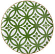 Тарелка десертная  MOROCCO DS.1 20 см зеленый (162920)