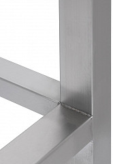 Ванна моечная Luxstahl ВМ3 18/7/8.5 (сталь 430-0,8) без фартука в Москве , фото 4