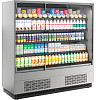 Холодильная горка Полюс FC20-07 VM 1,9-1 0030 LIGHT фронт X0 бок металл с зеркалом (9006-9005) фото