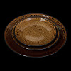 Тарелка без бортов Tvist 8'' 204мм, коричневый Madeira фото