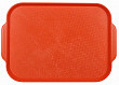 Поднос столовый из полистирола  450х355 мм оранжевый