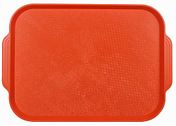 Поднос столовый из полистирола Restola 450х355 мм оранжевый в Москве , фото