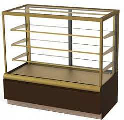 Витрина кондитерская Kayman K-ВК-1300 Люкс Квадро Бронза в Москве , фото
