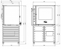 Пароконвектомат Grill Master ПКЭБ/6 с парогенератором (22105), фото 4