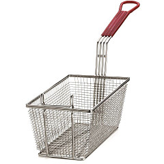 Корзина для фритюрницы TABLE CRAFT 61,5х14,5см h34,5см, нерж.сталь, ручка красная 431 фото