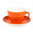 Чайная пара  Barista 300 мл, оранжевый цвет