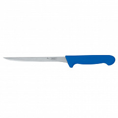 Нож филейный P.L. Proff Cuisine PRO-Line 20 см, синяя пластиковая ручка в Москве , фото