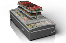 Ларь-бонета Levin ALPINA 210 НТ/СТ (RAL 7016) с делителями и решётками в Москве , фото 9