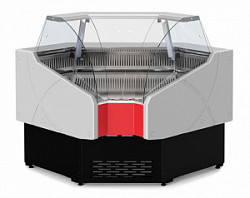 Холодильная витрина Golfstream Двина slim CS УВ90 ВС красная в Москве , фото