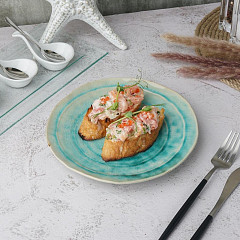 Тарелка мелкая P.L. Proff Cuisine d 20,5 см h2,5 см Blue Frutti di Mare (81222300) в Москве , фото 1