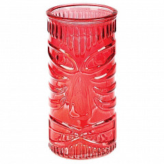 Бокал стакан для коктейля Barbossa-P.L. 400 мл Тики красный стекло фото