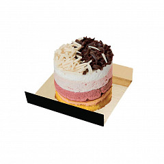 Подложка кондитерская Garcia de Pou двусторонняя 8*8 см, золотая/черная, картон, 200 шт в Москве , фото