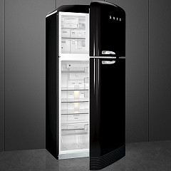 Отдельностоящий двухдверный холодильник Smeg FAB50RBL в Москве , фото 2