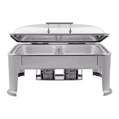 Чафиндиш Kingo 8,3 л 1/1*65 с откидной крышкой и окном нерж. (81240641) в Москве , фото