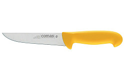 Нож поварской Comas 16 см, L 28,5 см, нерж. сталь / полипропилен, цвет ручки желтый, Carbon(10119) фото