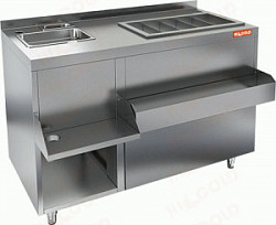 Барная станция коктейльная закрытая Hicold НБМКС-12/5БПК фото