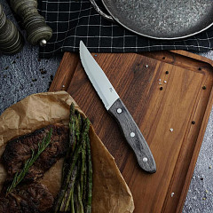 Нож для стейка P.L. Proff Cuisine 24,7 см Garwin Pakka Wood в Москве , фото 3