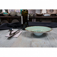 Тарелка для пасты/супа/салата P.L. Proff Cuisine Fusion Blue Lake 100 мл, 23 см в Москве , фото 2