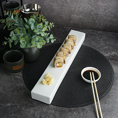 Блюдо прямоугольное P.L. Proff Cuisine 43*7 см h3,5 см White Matt Panasia (81222063) в Москве , фото 3