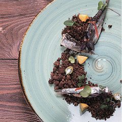 Тарелка P.L. Proff Cuisine Fusion Blue Lake 27 см в Москве , фото 3