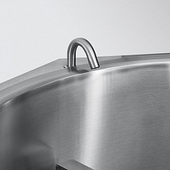 Котел пищеварочный Abat КПЭМ-200-ОМП со сливным краном в Москве , фото 3