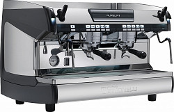 Рожковая кофемашина Nuova Simonelli Aurelia II 2Gr V 220V черная+высокие группы+LED (140639) в Москве , фото 1