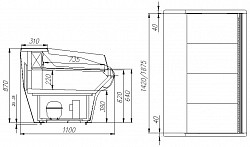 Холодильная витрина Полюс ВХСо-2,0 Сarboma G110 (G110 SM 2,0-2) в Москве , фото 2