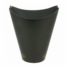 Контейнер картонный для фри, снеков Garcia de Pou BLACK вертикальный закрывающийся 360 мл, Ø6,7*12,5 в Москве , фото