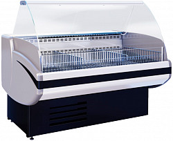 Морозильная витрина Cryspi ВПН 0,42-0,85 (Gamma-2 М 1200) (RAL 9010 всё белое), фото 1