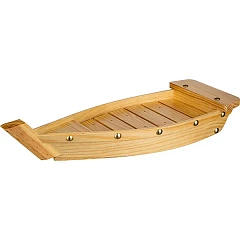 Блюдо для суши Prohotel Корабль сосна,сталь ,H=80,L=420,B=165мм бежев. (D01-003L/30-41-14) в Москве , фото