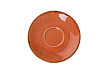 Блюдце для кофейной чашки  12 см фарфор цвет оранжевый Seasons (122112)