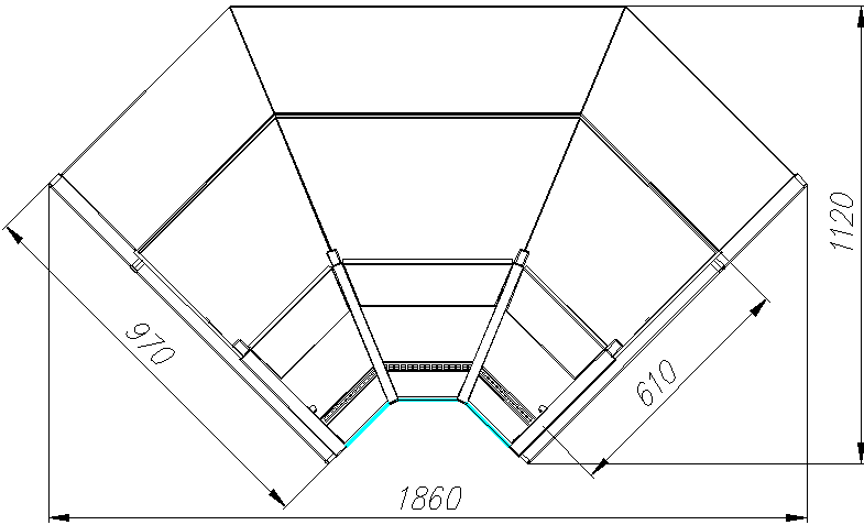 Холодильная витрина Полюс GC95 VM-6 KombiLux / INOX (ВХСу-2 Carboma GC95 внутренний 90) в Москве , фото