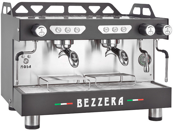 Рожковая кофемашина Bezzera MODA DE 2GR черная матовая+экономайзер+подсвет мультифазная фото