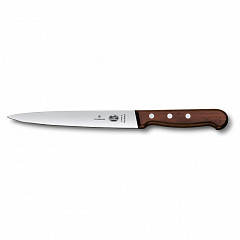 Нож филейный Victorinox Rosewood, гибкое лезвие, 18 см, ручка розовое дерево в Москве , фото