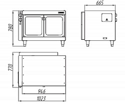 Расстоечный шкаф Rada РШ-10Н в Москве , фото 2