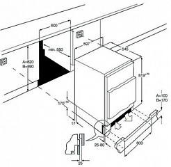 Встраиваемый холодильник Smeg UD7122CSP в Москве , фото 2