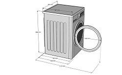 Сушильная машина Korting KD 69IHP10 в Москве , фото 2