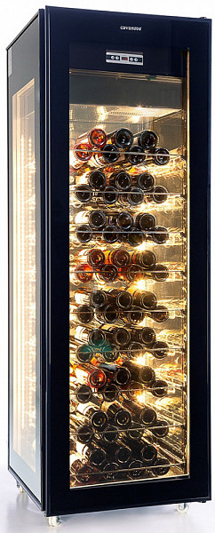 Винный шкаф монотемпературный Cavanova CVVT400 фото