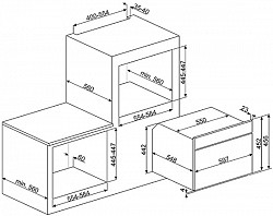 Духовой шкаф Smeg SF4920MCP в Москве , фото 2