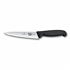 Нож поварской Victorinox Fibrox 15 см, ручка фиброкс черная фото