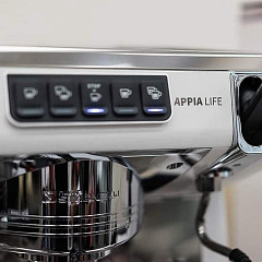 Рожковая кофемашина Nuova Simonelli Appia Life 2Gr V 220V красная экономайзер+высокие группы (165649) в Москве , фото 2