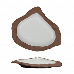 Блюдо салатник P.L. Proff Cuisine 29*25 cм h3 cм 200 мл White Matt New Taiga в Москве , фото