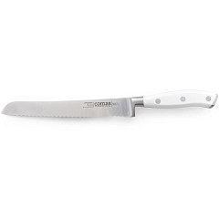 Нож для хлеба Comas 20 см, L 32 см, нерж. сталь / АБС-пластик, цвет ручки белый, Marble (8110) фото