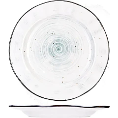  Пастораль фарфор D=228,H=20мм зелен. (03010650) фото