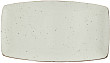 Тарелка прямоугольная  35,5х19 см, белая 32CURV193-01