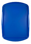 Поднос столовый из полипропилена  490х360 мм синий полипропилен особо прочный