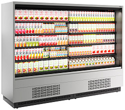 Холодильная горка Полюс FC20-07 VM 2,5-2 0300 бок металл (9006-9005) фото