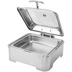 Чафиндиш Kingo 5,1 л 2/3*65 с откидной крышкой и окном нерж. (81240626) в Москве , фото