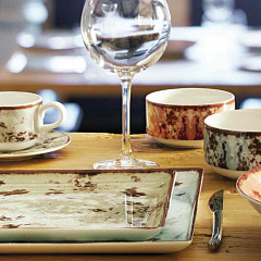 Тарелка круглая плоская RAK Porcelain Peppery 15 см, красный цвет в Москве , фото 3