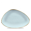 Блюдо треугольное  CHEFS Stonecast Duck Egg Blue SDESTC301